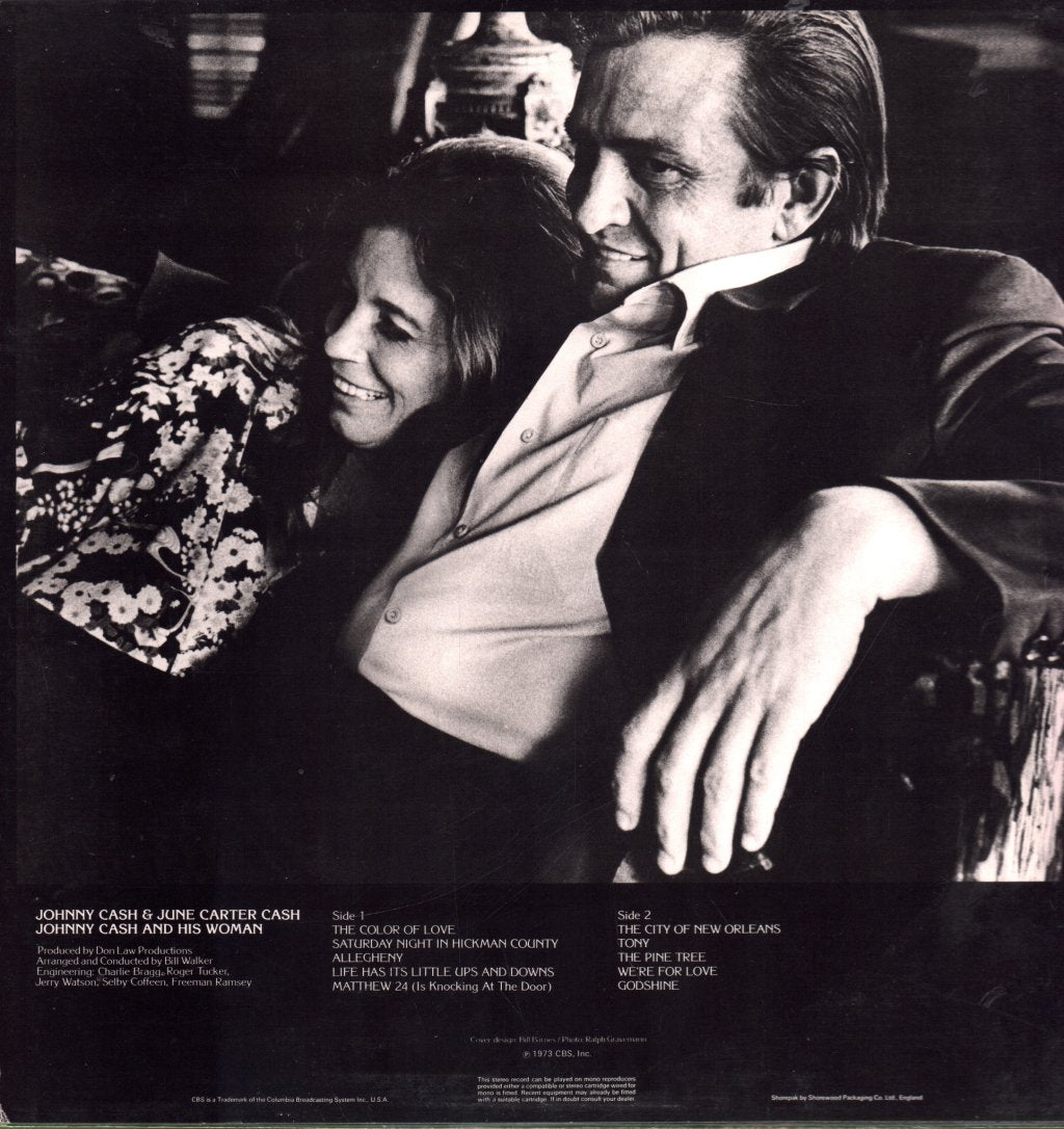 Johnny Cash And June Carter Cash - Johnny Cash And His Woman - Lp