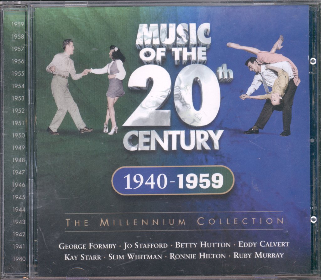 Various Artists - Music Of The 20th Century: 1940 - 1959 - Cd