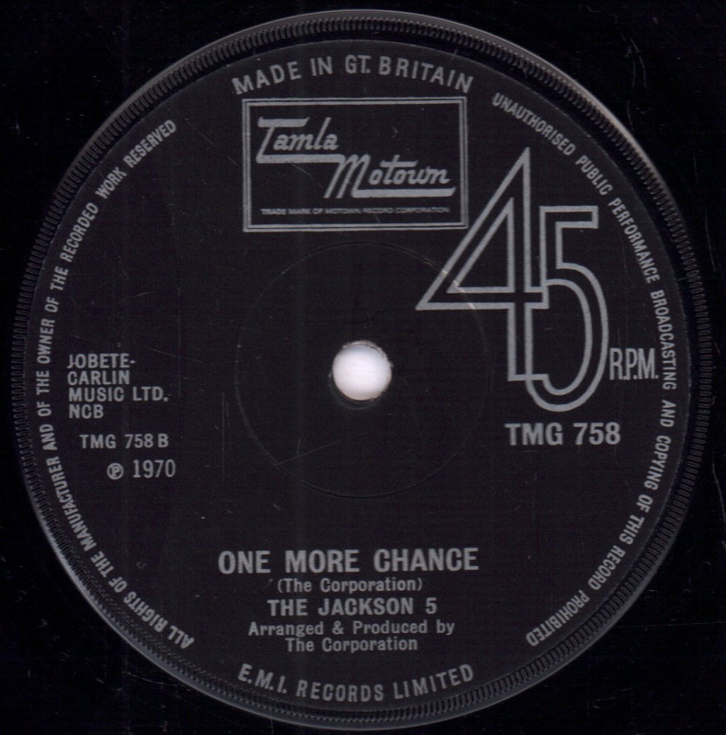 Jackson 5 - I'll Be There - 7 Inch