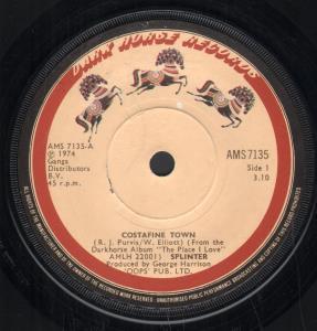Splinter - Costafine Town - 7 Inch