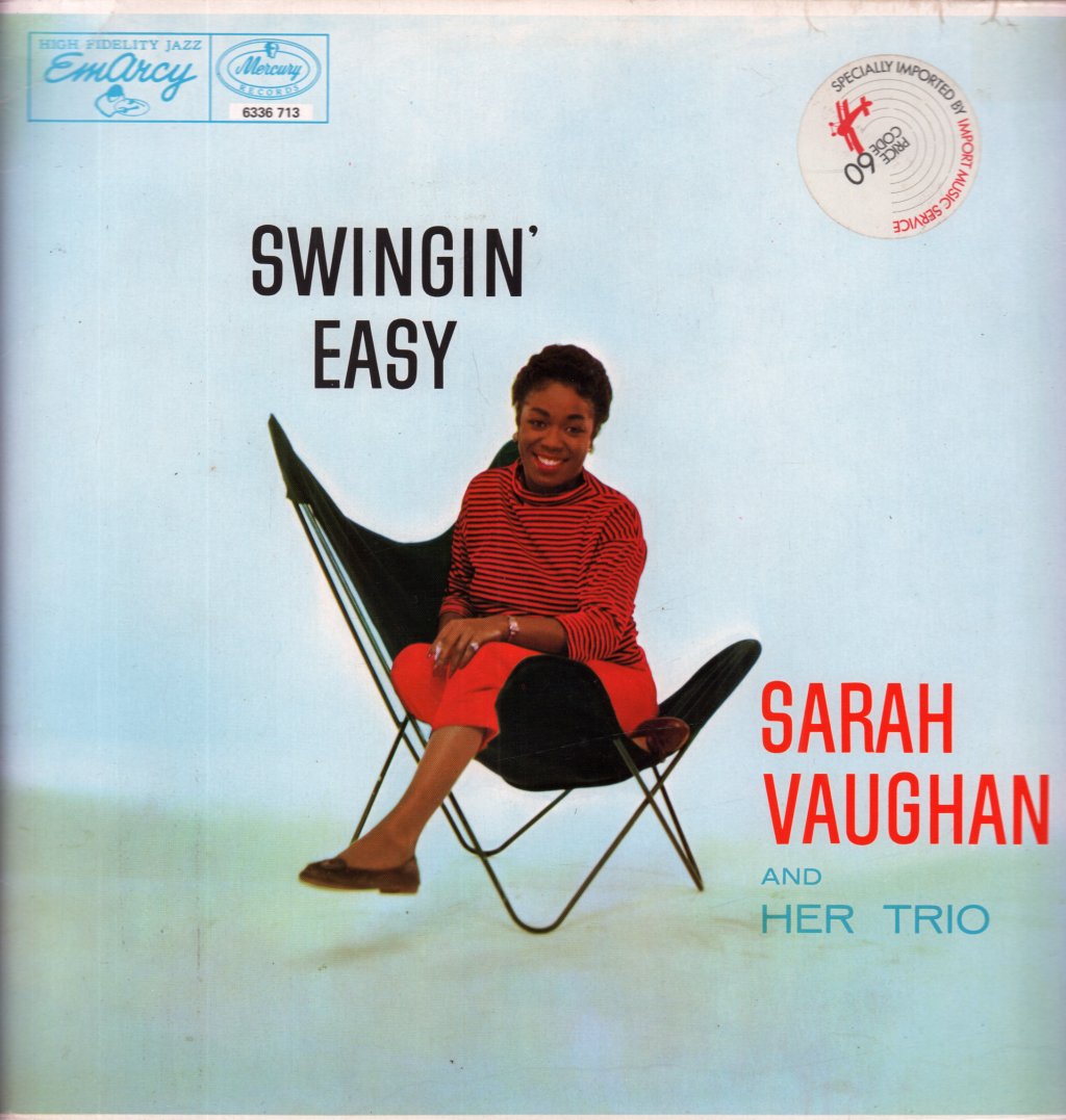 Sarah Vaughan And Her Trio - Swingin'  Easy - Lp