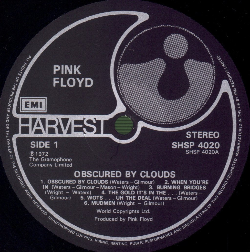 Pink Floyd - Obscured By Clouds - Lp