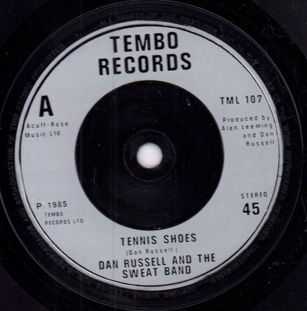 Dan Russell And The Sweat Band - Tennis Shoes - 7 Inch