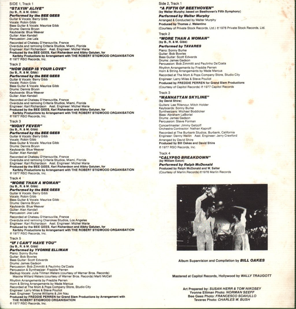 Various Artists - Saturday Night fever (Original Movie Soundtrack) - Double Lp