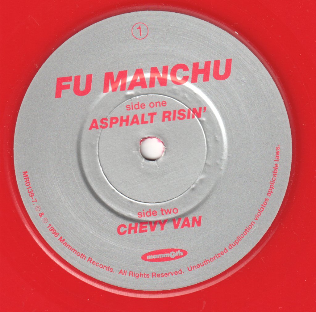 Fu Manchu - Asphalt Risin' - 7 Inch