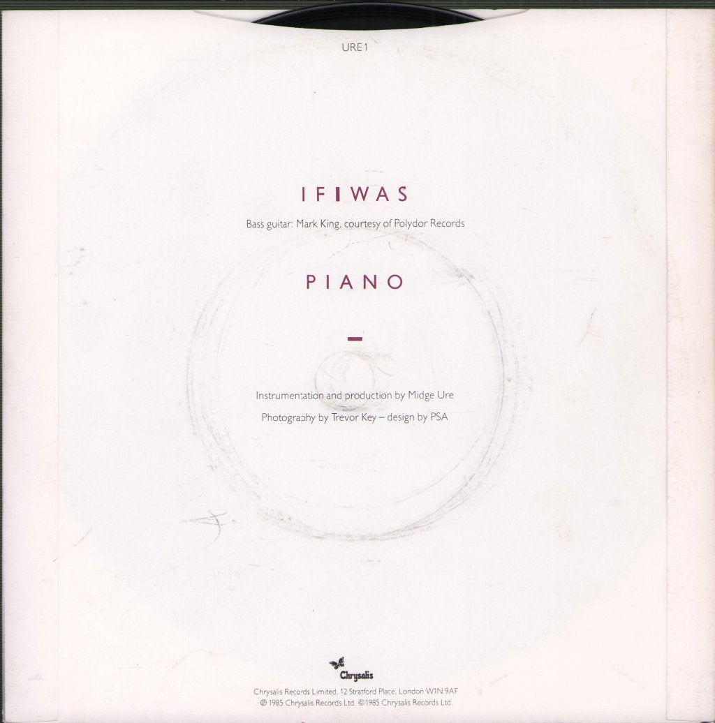 Midge Ure - If I Was - 7 Inch