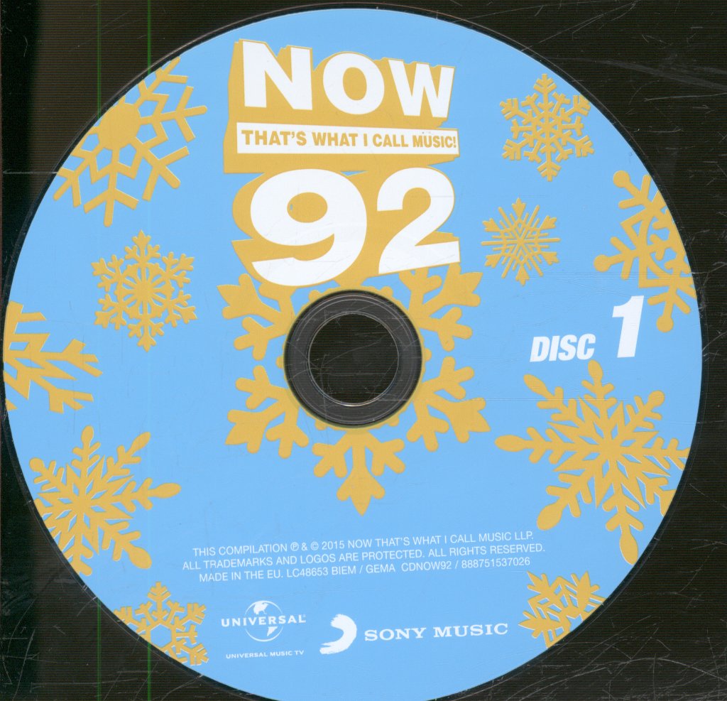Various Artists - Now That's What I Call Music! 92 - Double Cd