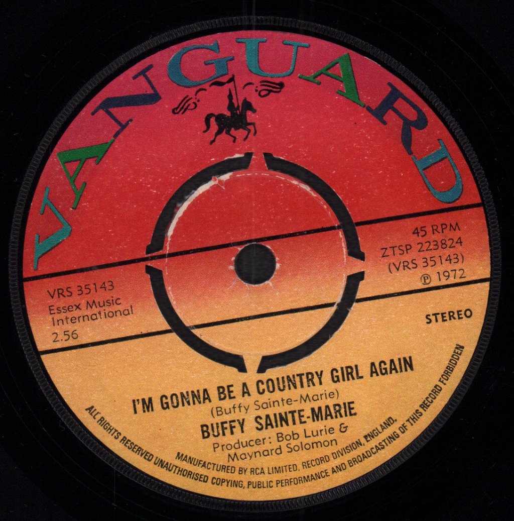 Buffy Sainte Marie - I'm Gonna Be A Country Girl Again - 7 Inch