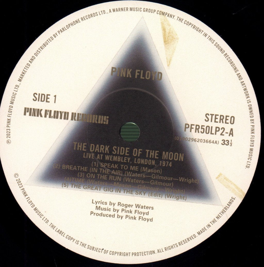 Pink Floyd - Dark Side Of The Moon (Live At Wembley 1974) - Lp