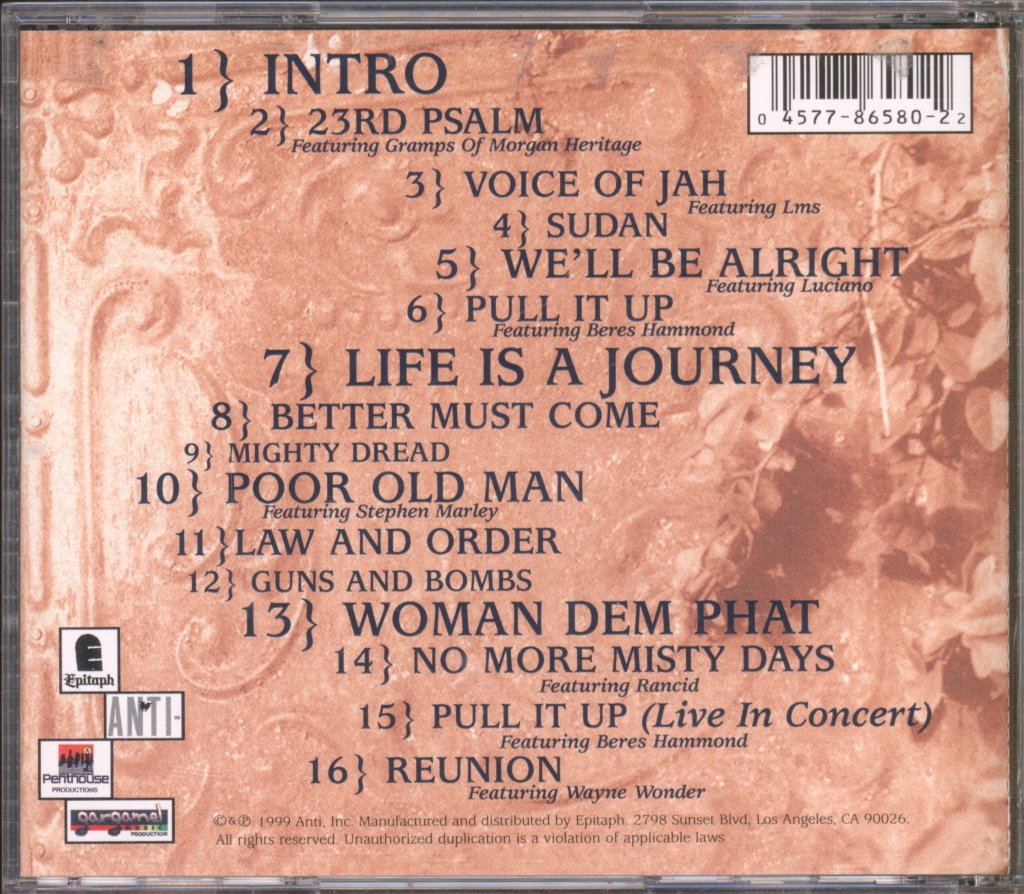 Buju Banton - Unchained Spirit - Cd