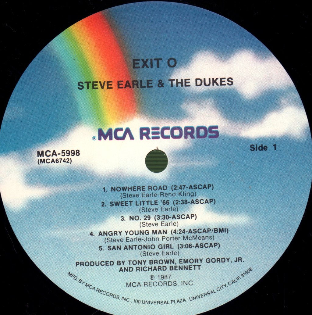 Steve Earle And The Dukes - Exit O - Lp