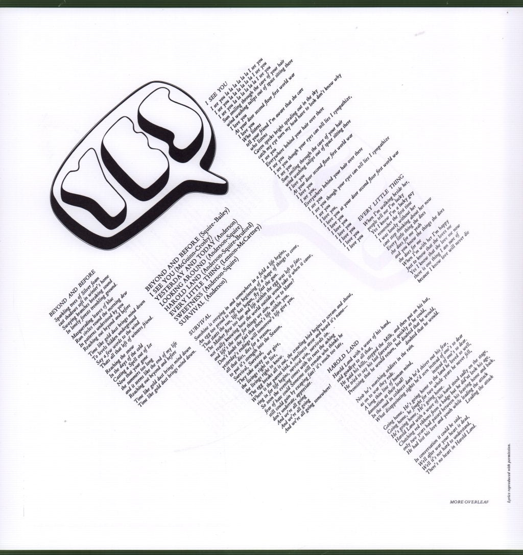 Yes - Yes - Lp