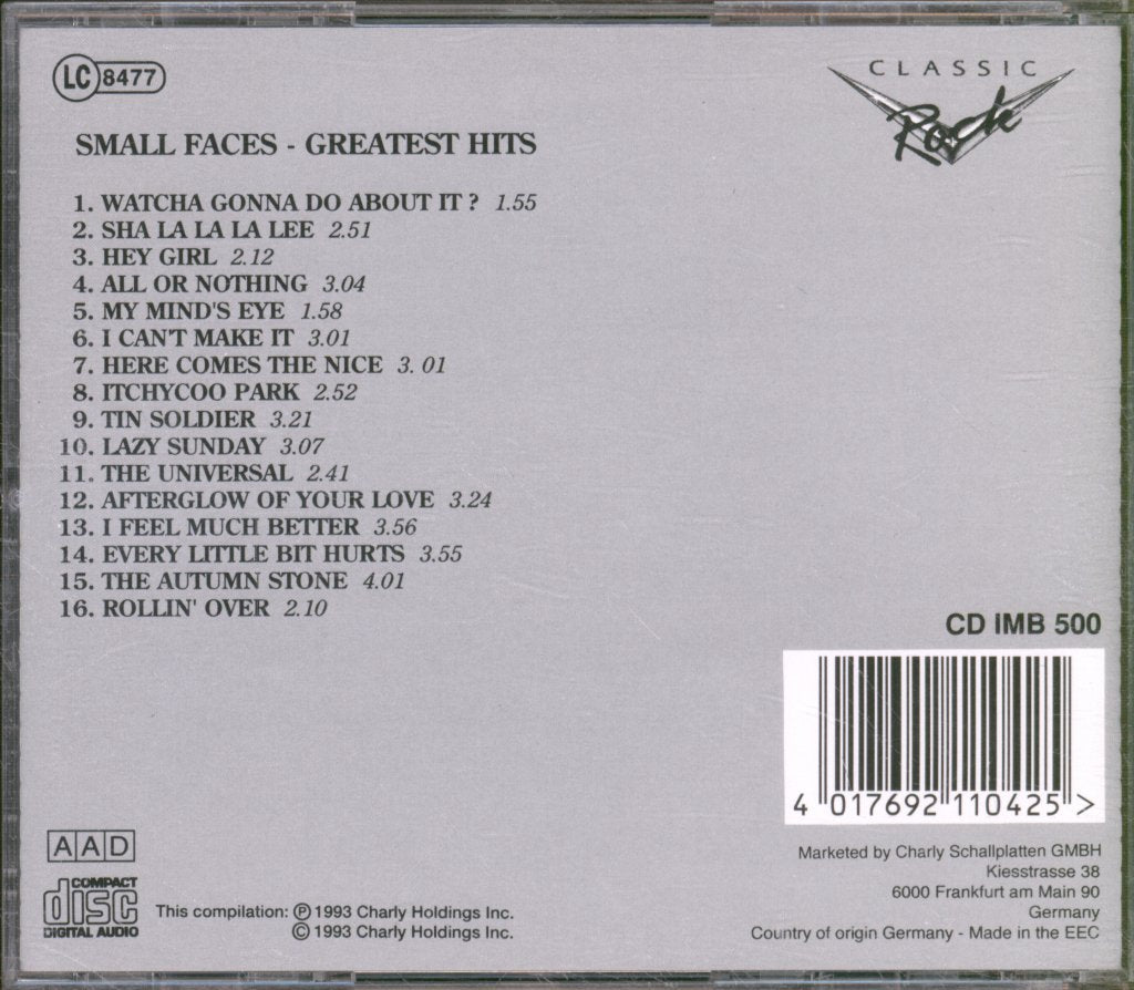 Small Faces - Greatest Hits - Cd