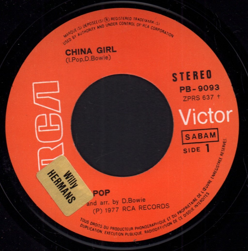 Iggy Pop - China Girl - 7 Inch