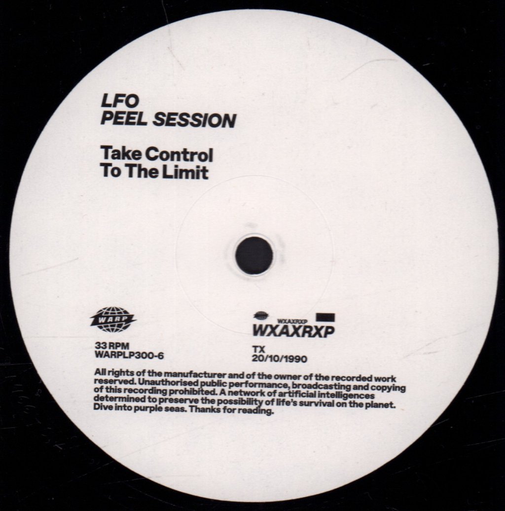 Lfo - Peel Session - 12 Inch
