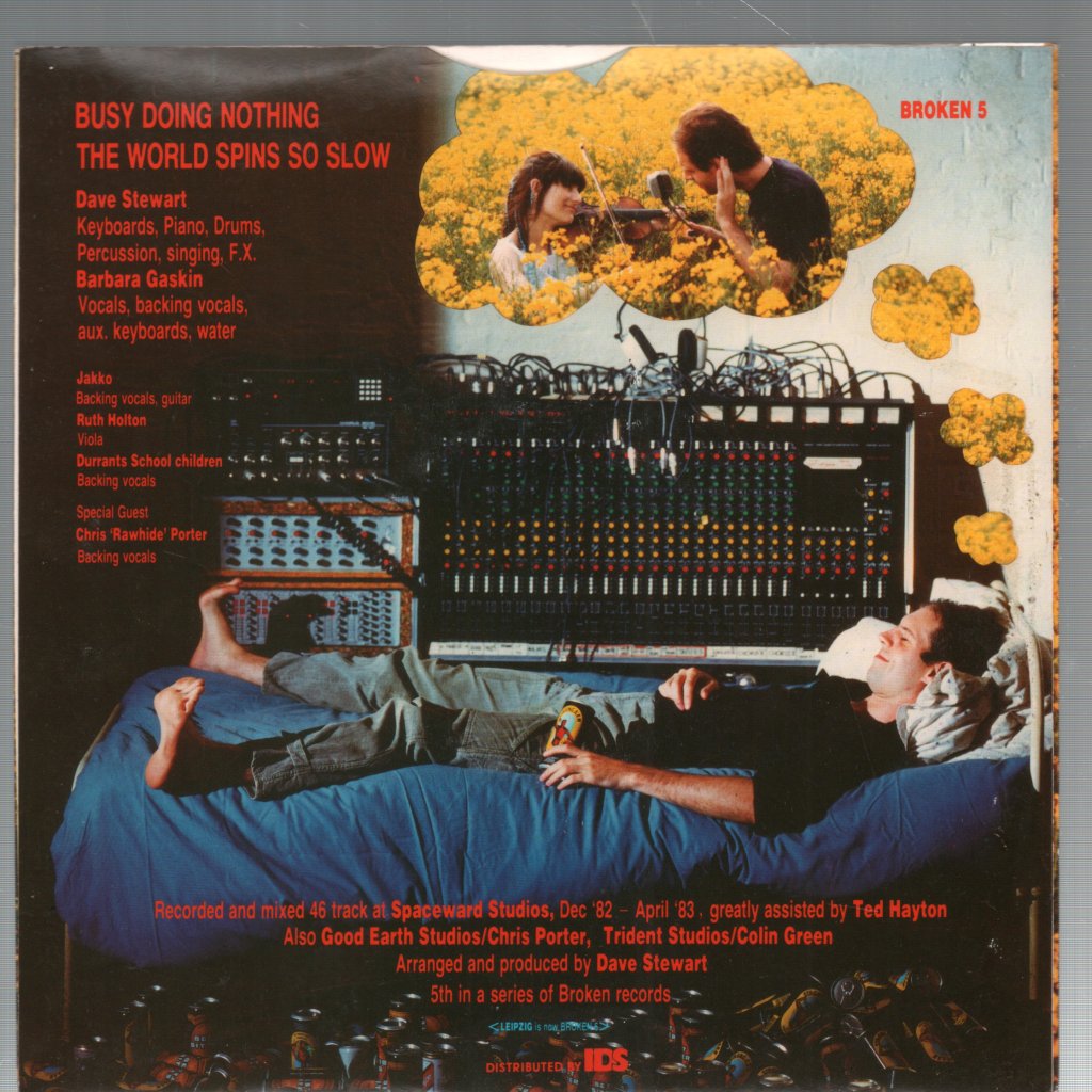 Dave Stewart And Barbara Gaskin - Busy Doing Nothing - 7 Inch