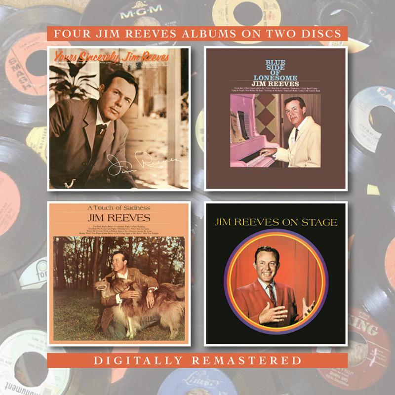 Jim Reeves - Yours Sincerely, Jim Reeves/Blue Side of Lonesome/A Touch of Sadness/On Stage - Cd