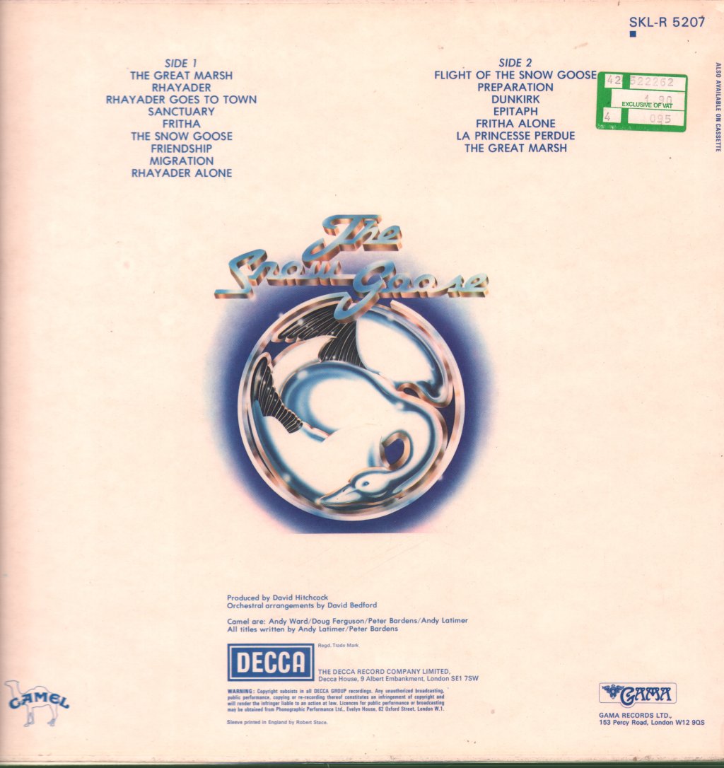 Camel - Snow Goose - Lp