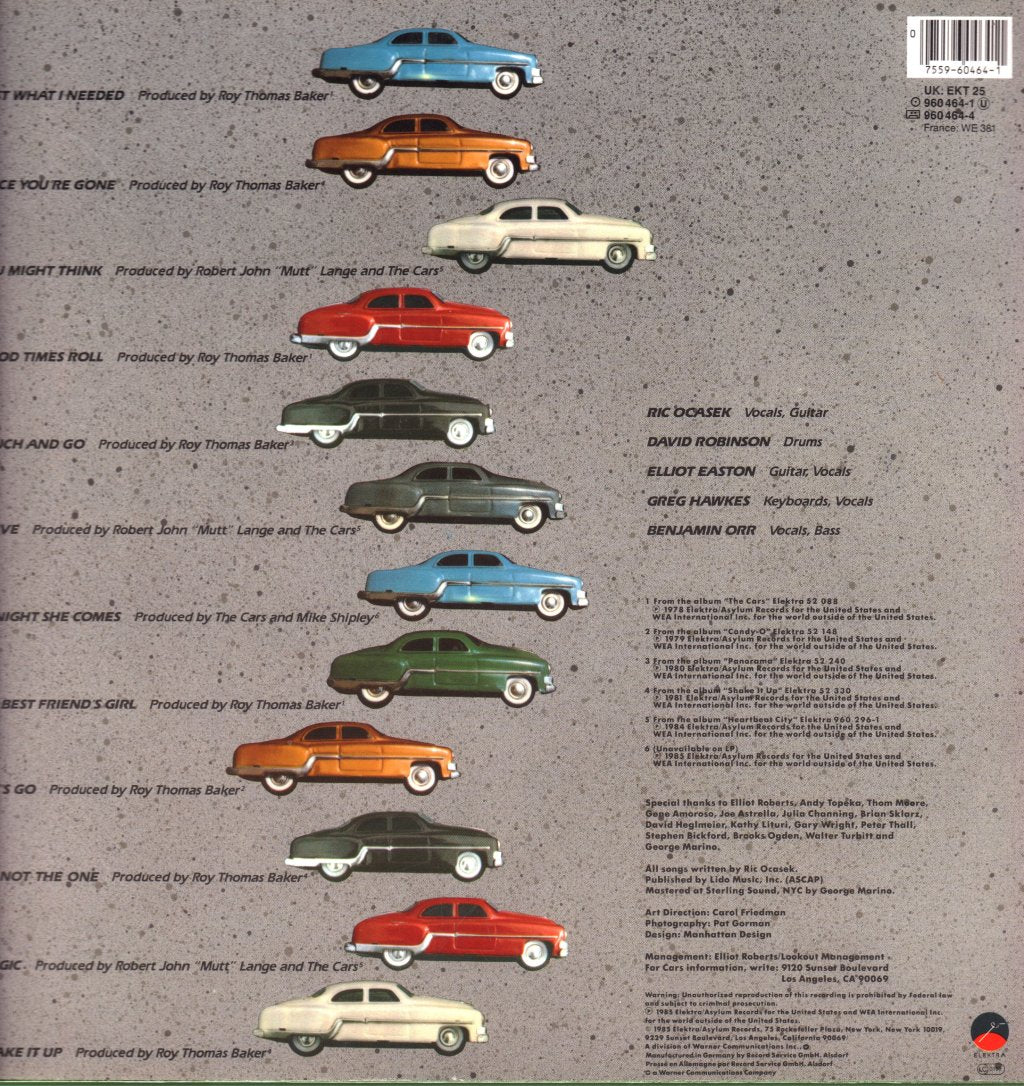 Cars - Greatest Hits - Lp