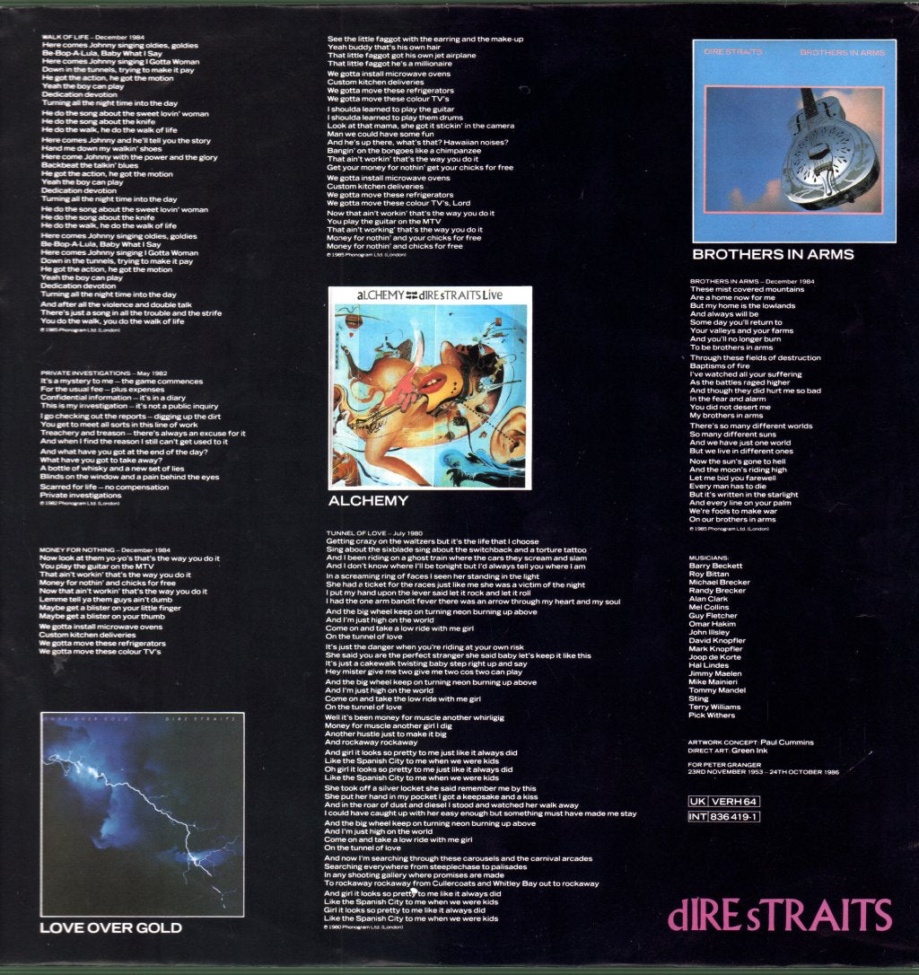 Dire Straits - Money For Nothing - Lp