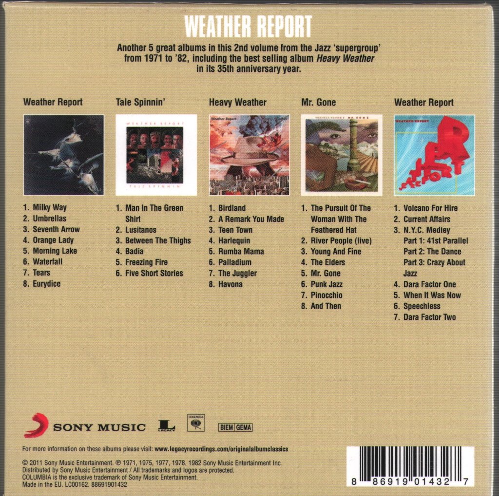 Weather Report - Original Album Classics - Cd Set