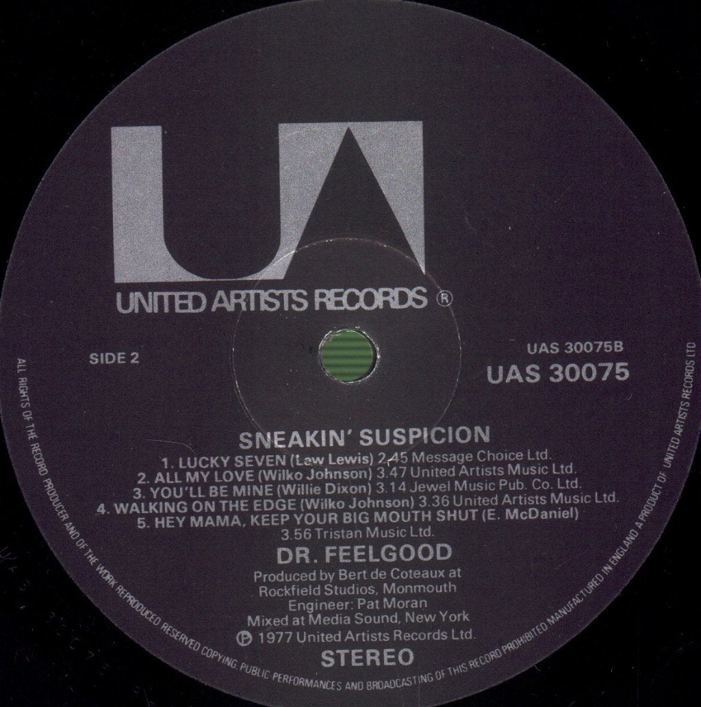 Dr. Feelgood - Sneakin' Suspicion - Lp