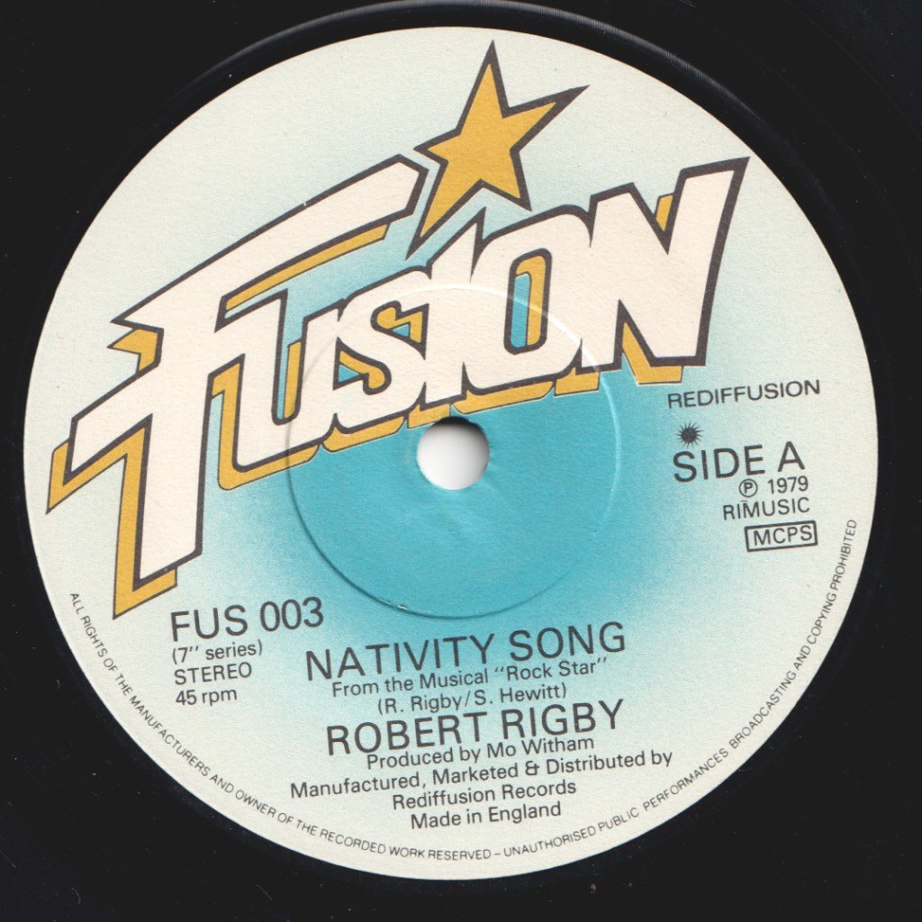 Robert Rigby - Nativity Song - 7 Inch