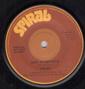 Sho-Biz - Uno Momento - 7 Inch