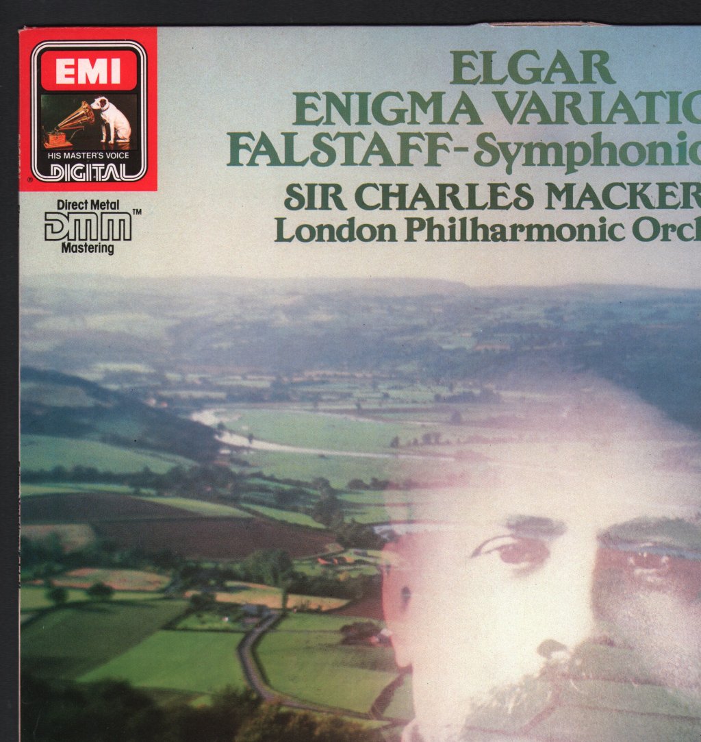Sir Charles Mackerras / London Philharmonic Orchestra - Elgar - Enigma Variations / Flagstaff - Symphonic Study, Op. 68 - Lp