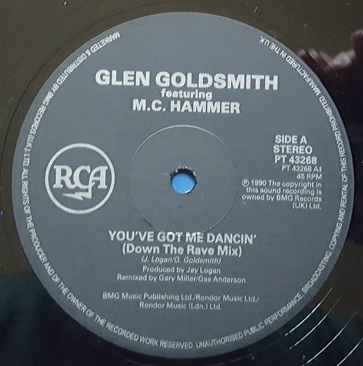 Glen Goldsmith - You've Got Me Dancin' - 12 Inch