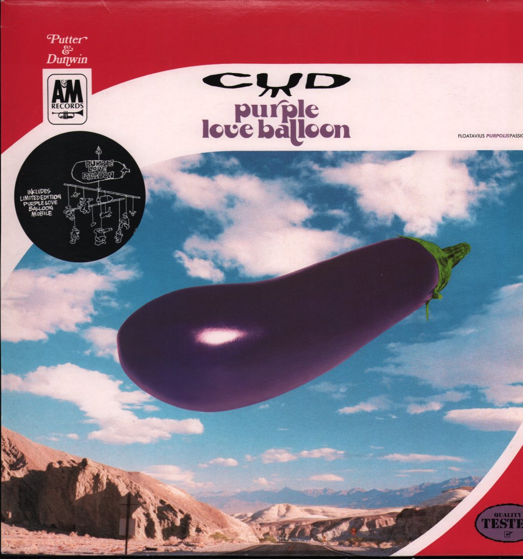 Cud - Purple Love Balloon - 12 Inch