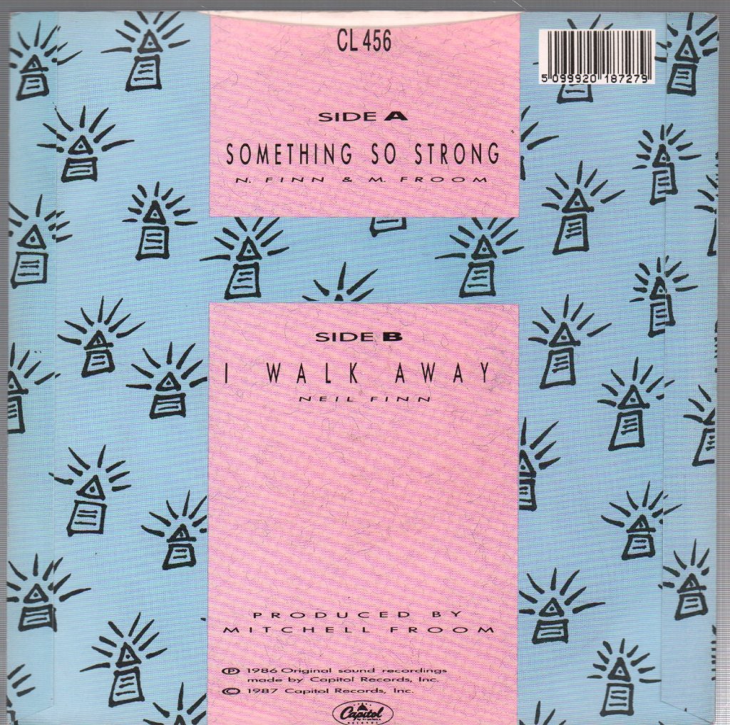 Crowded House - Something So Strong - 7 Inch