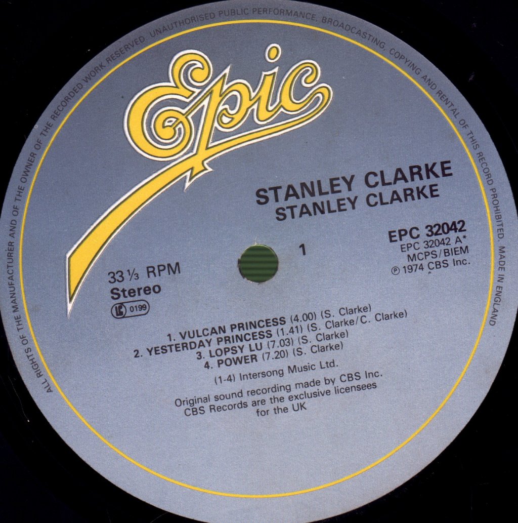 Stanley Clarke - Stanley Clarke - Lp