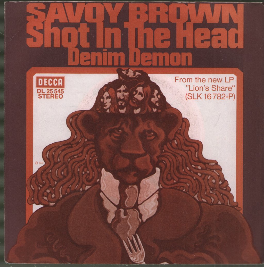 Savoy Brown - Shot In The Head - 7 Inch