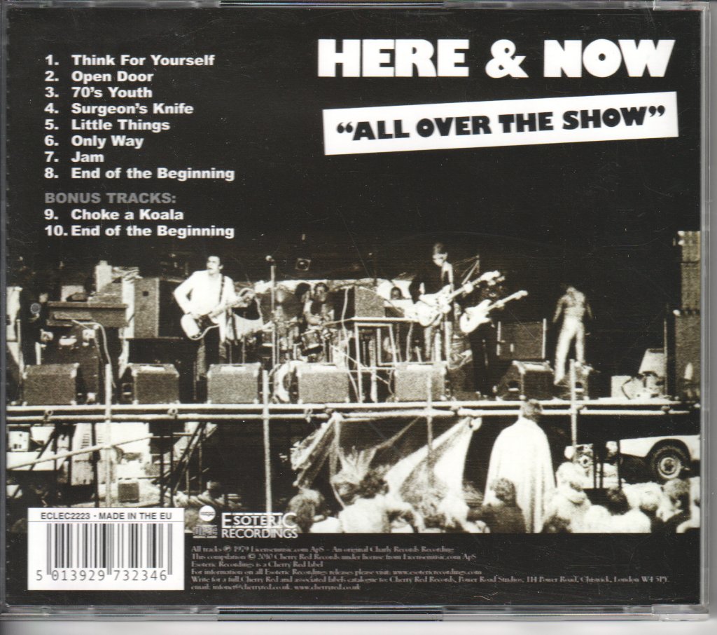 Here And Now (Prog Rock Group) - All Over The Show - Cd