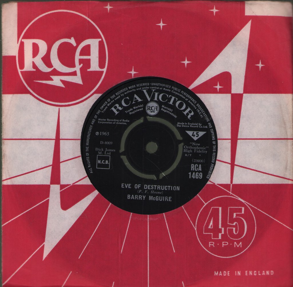 Barry McGuire - Eve Of Destruction - 7 Inch