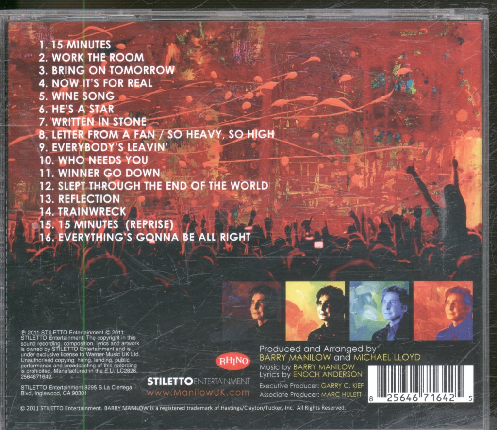 Barry Manilow - 15 Minutes - Cd