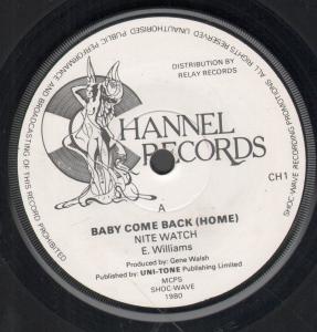 Nite Watch - Get Down - 7 Inch