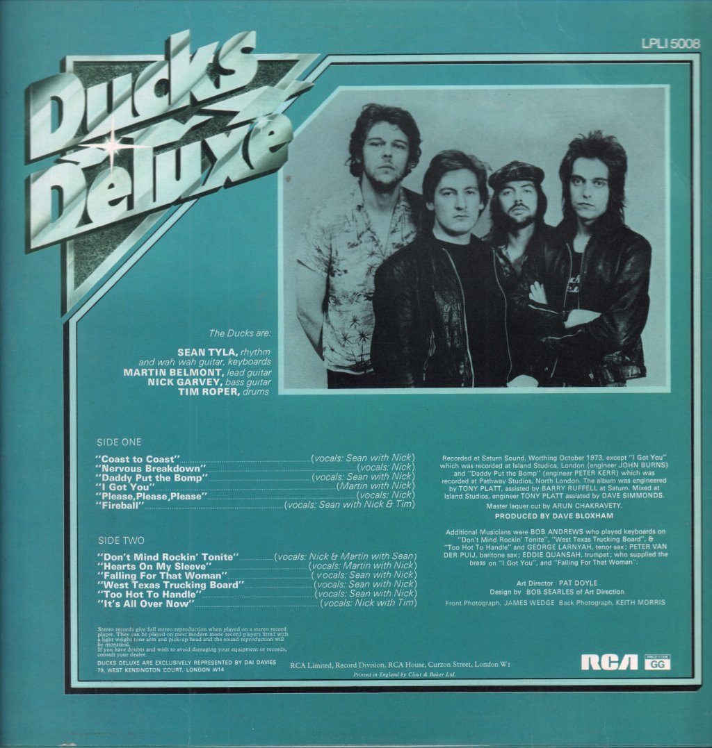 Ducks Deluxe - Ducks Deluxe - Lp