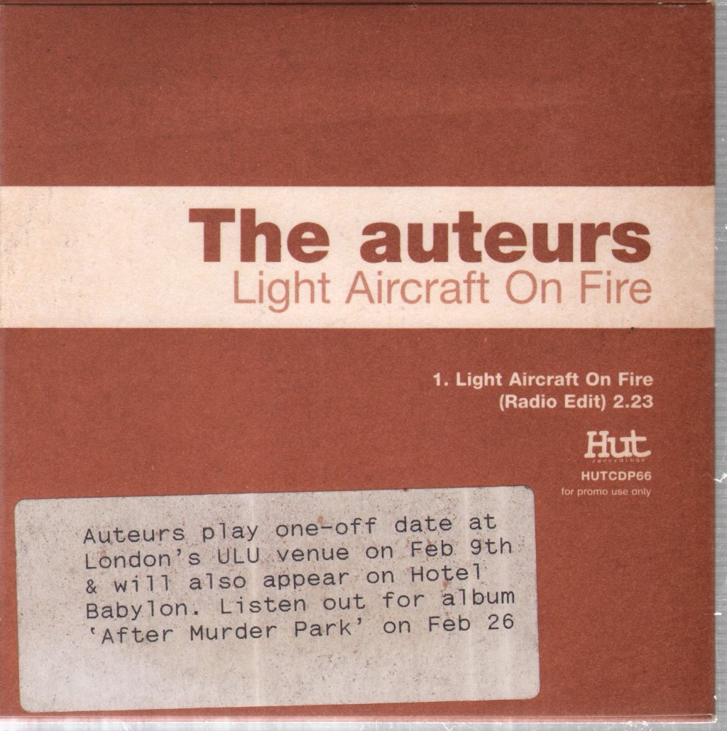 Auteurs - Light Aircraft On Fire - Cd