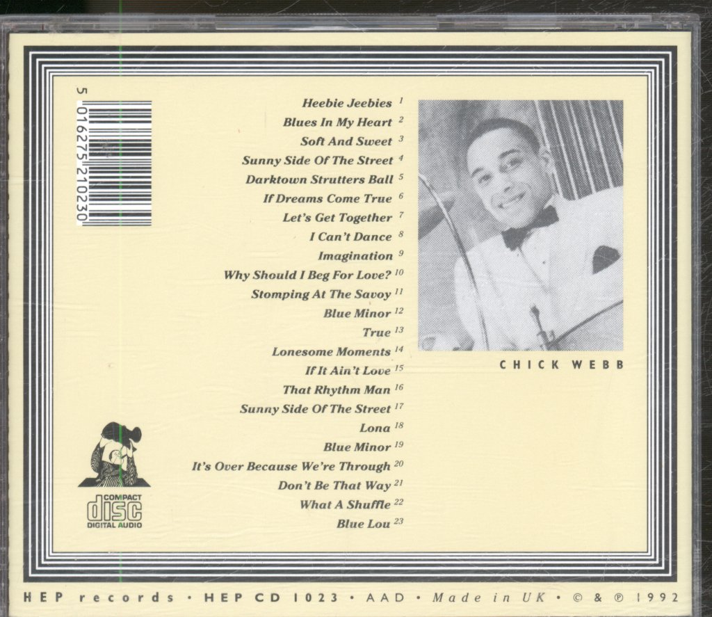 Chick Webb - Rhythm Man - Cd