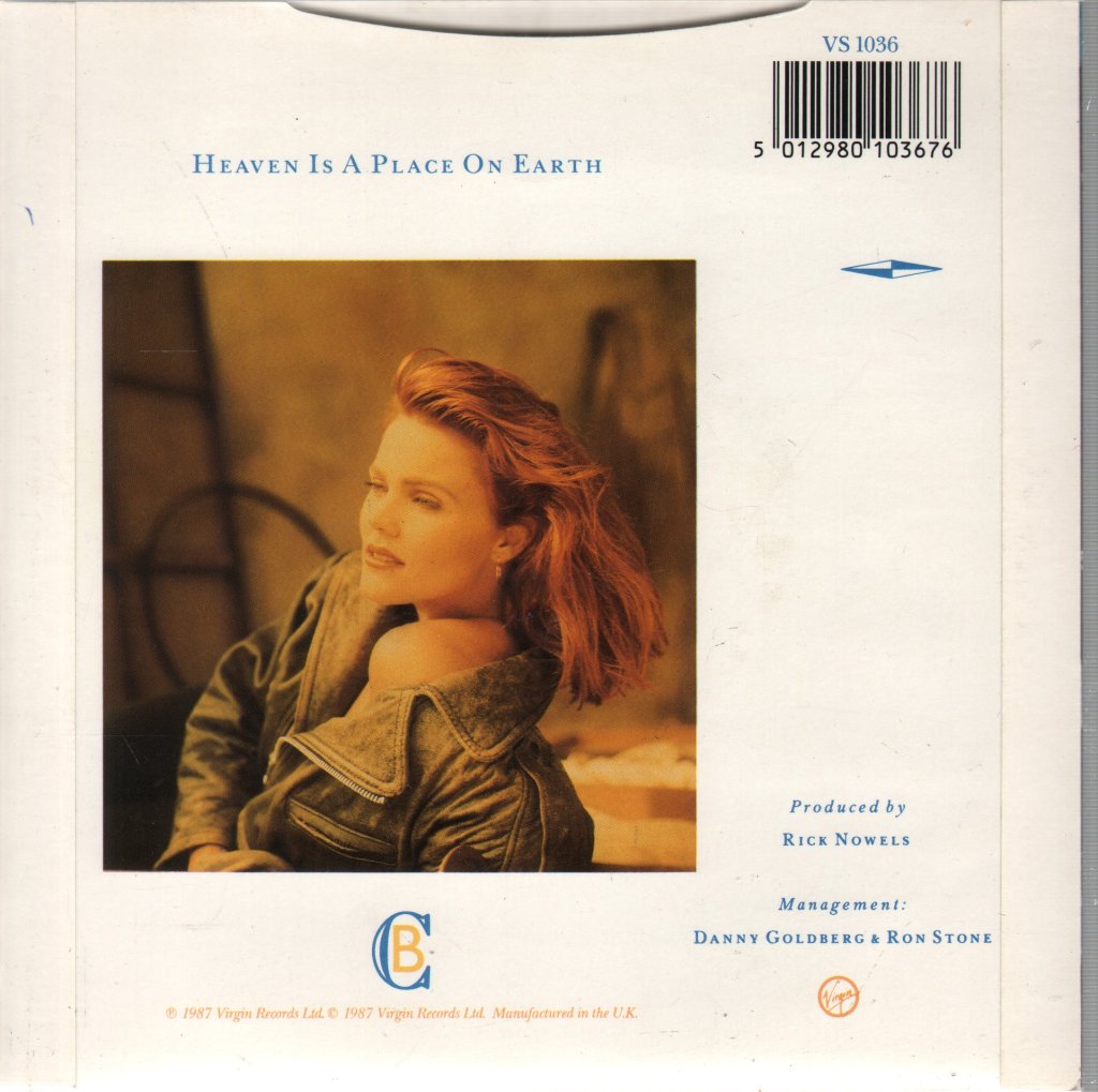 Belinda Carlisle - Heaven Is A Place On Earth - 7 Inch