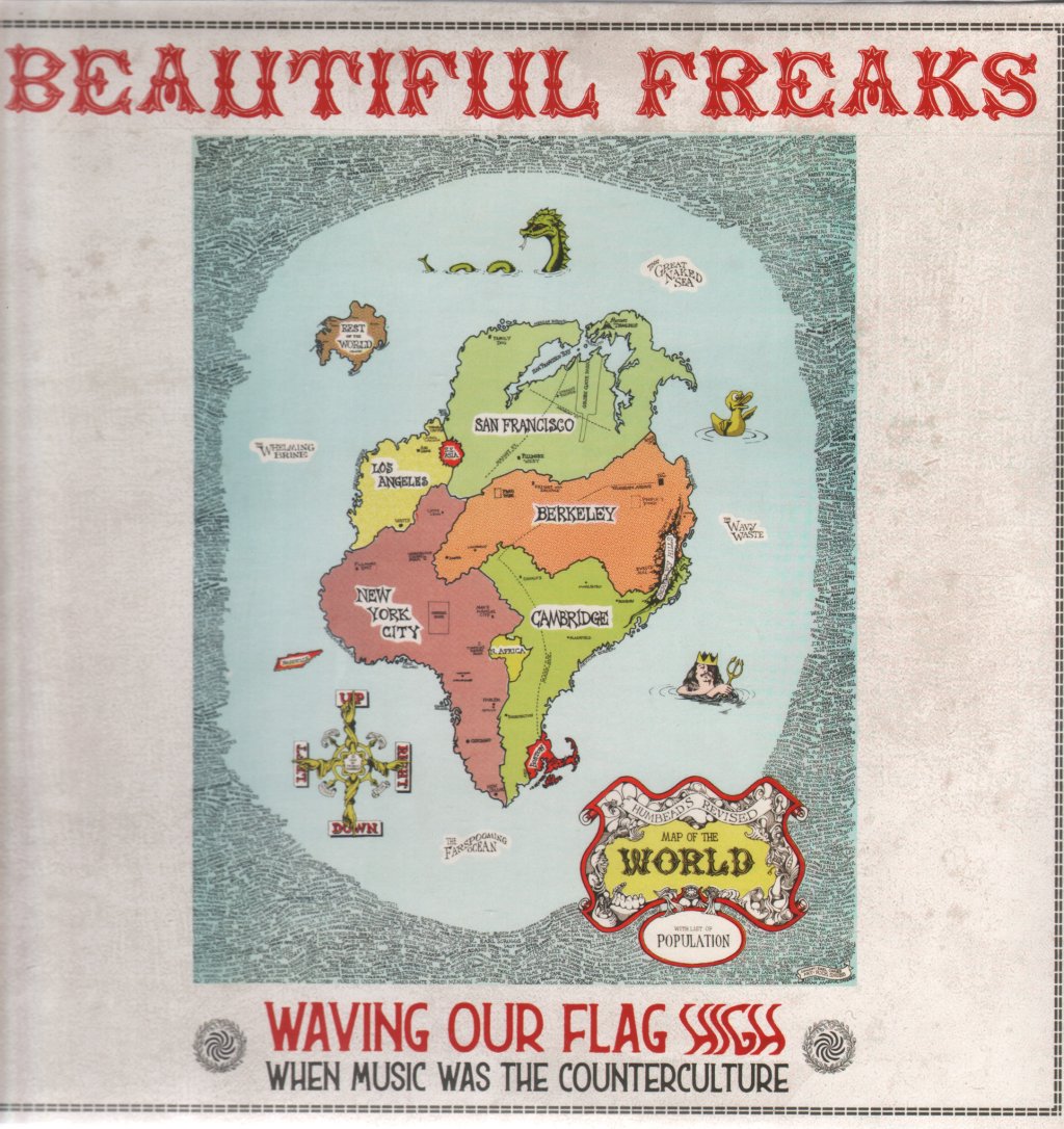 Various Artists - Beautiful Freaks: Waving Our Flag High: When Music Was The Counterculture - Double Lp