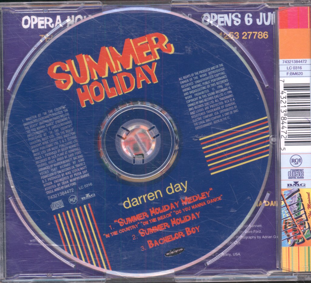 Darren Day - Summer Holiday - Cd