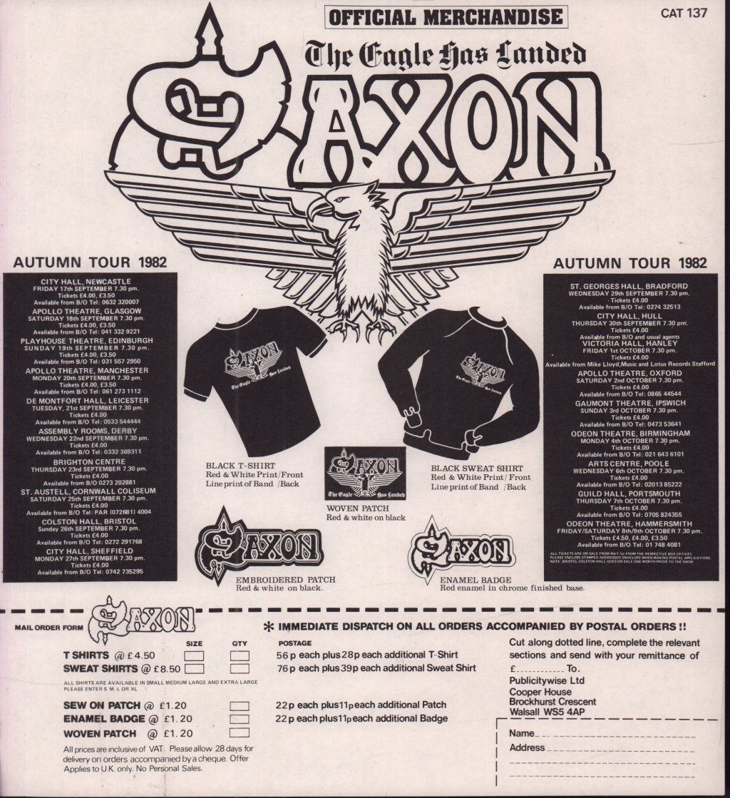 Saxon - Eagle Has Landed - Lp
