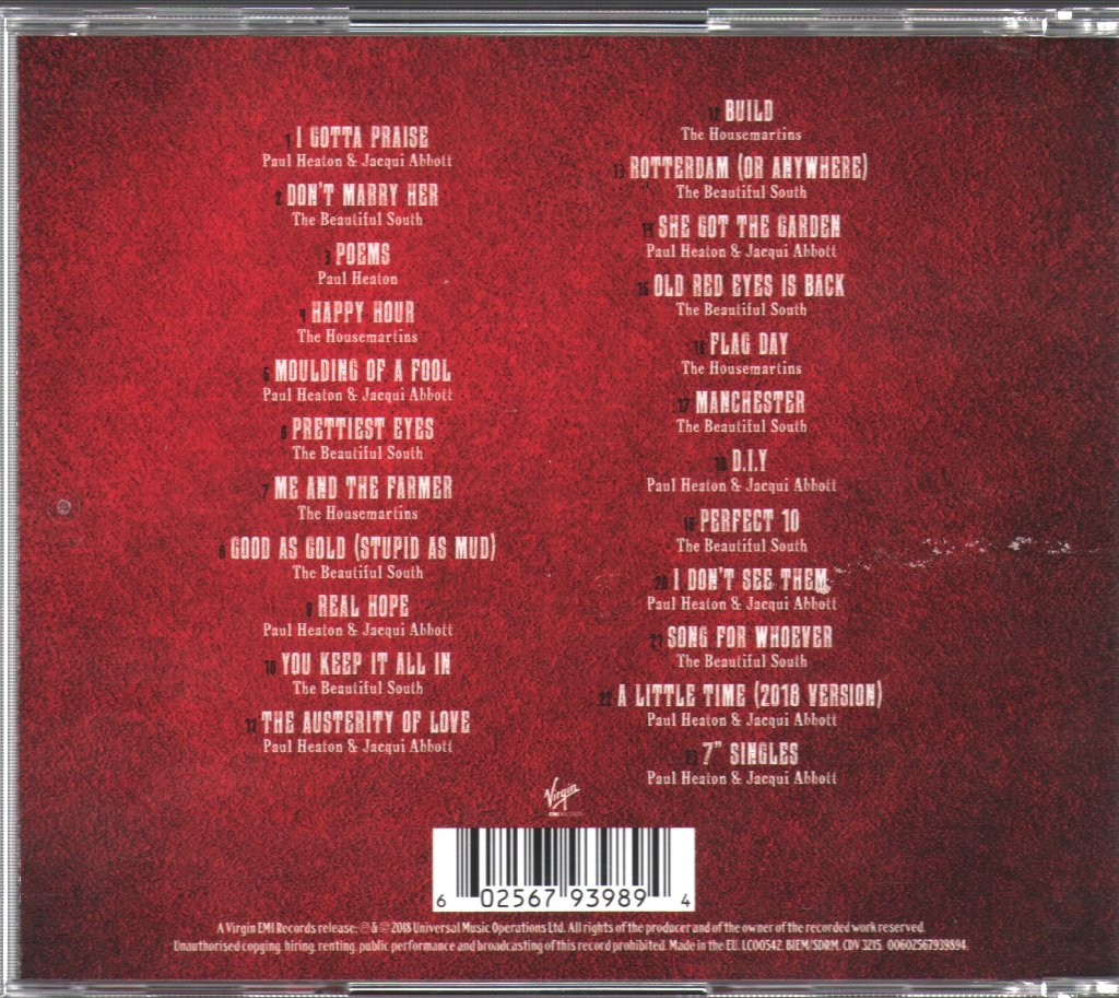 Paul Heaton - Last King Of Pop - Cd