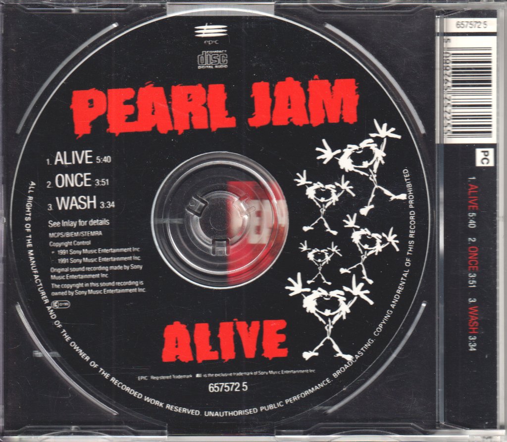 Pearl Jam - Alive - Cd