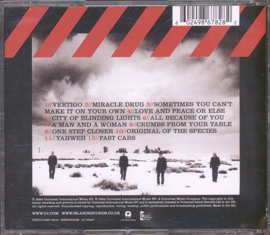 U2 - How To Dismantle An Atomic Bomb - Cd