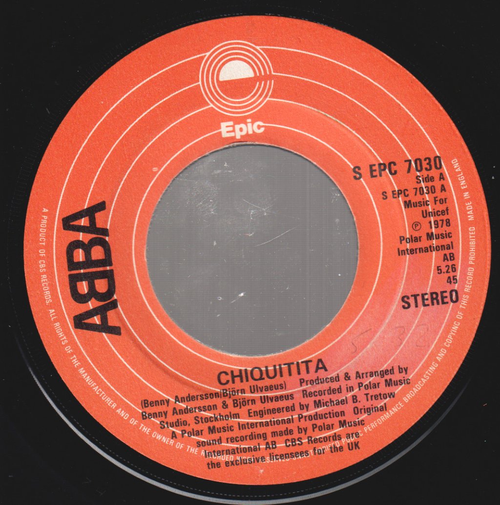 ABBA - Chiquitita - 7 Inch