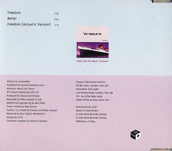 Erasure - Freedom - Cd